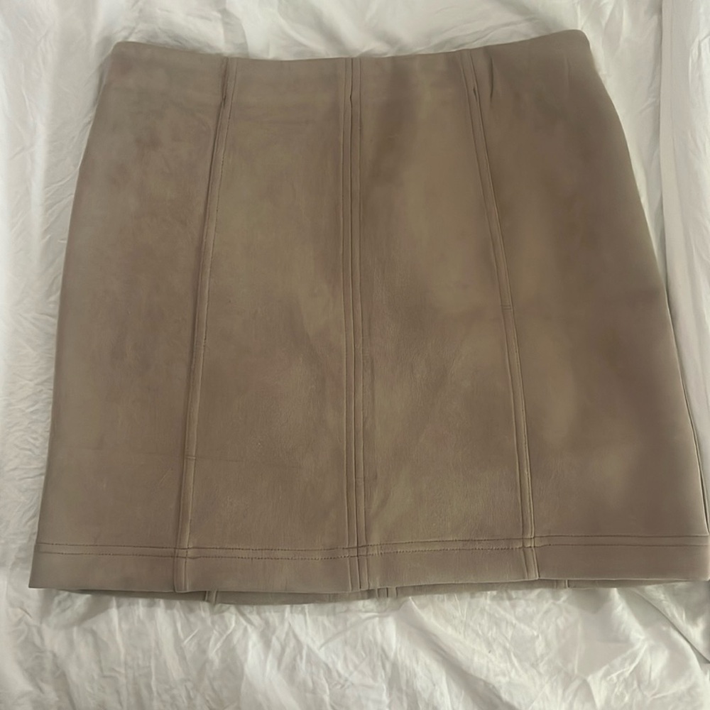 Mini Beige Skirt